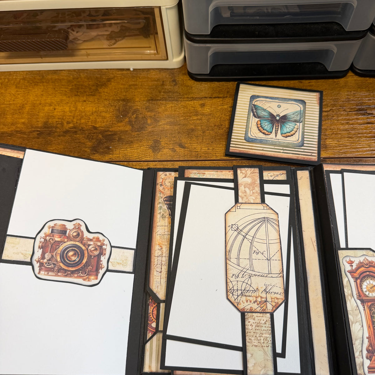 Steampunk Handmade Folio Album