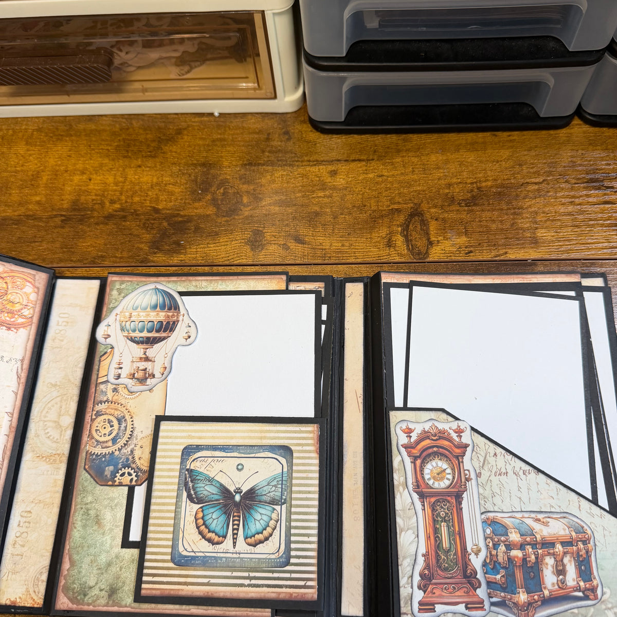 Steampunk Handmade Folio Album