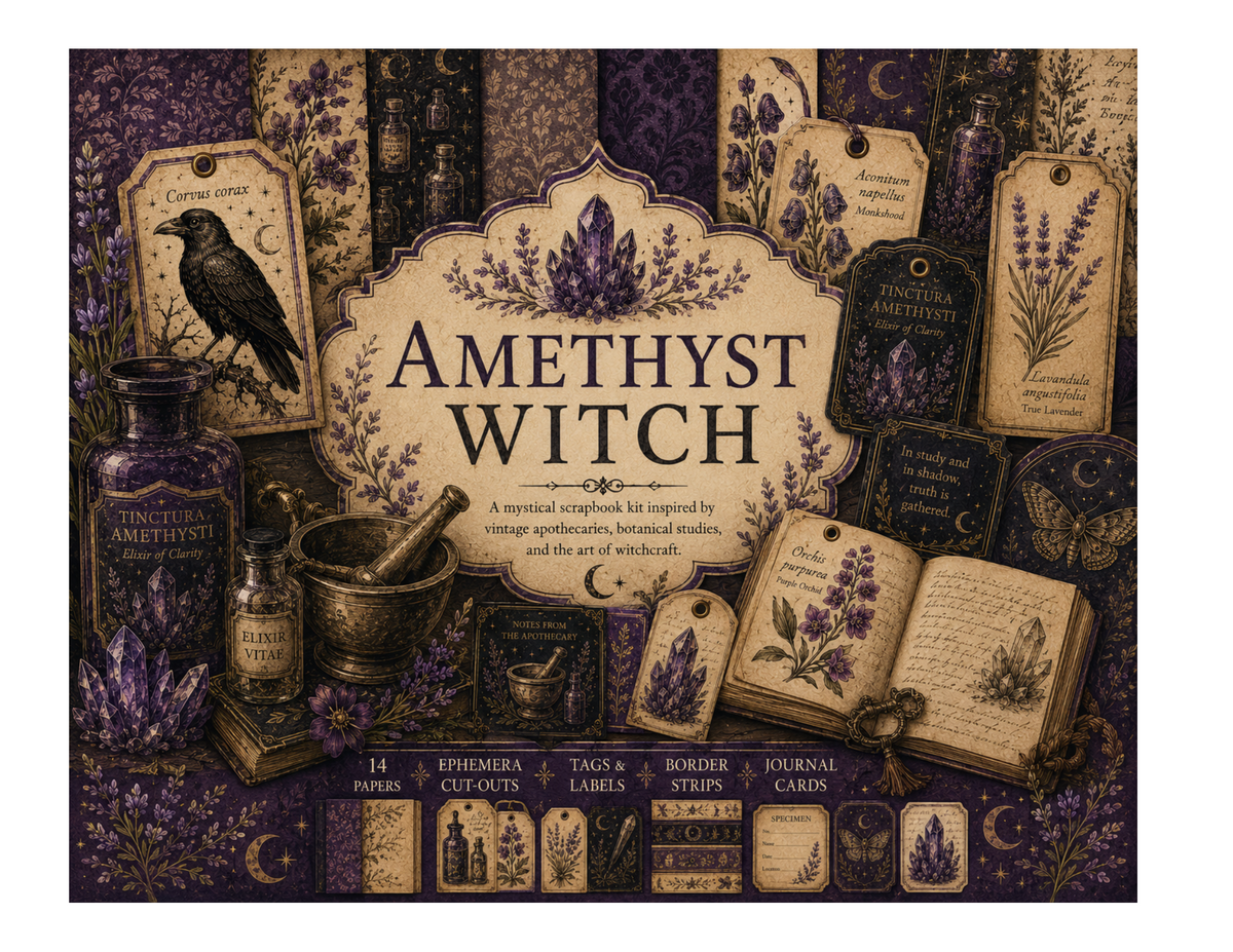 Witchy Themed Paper Collection B