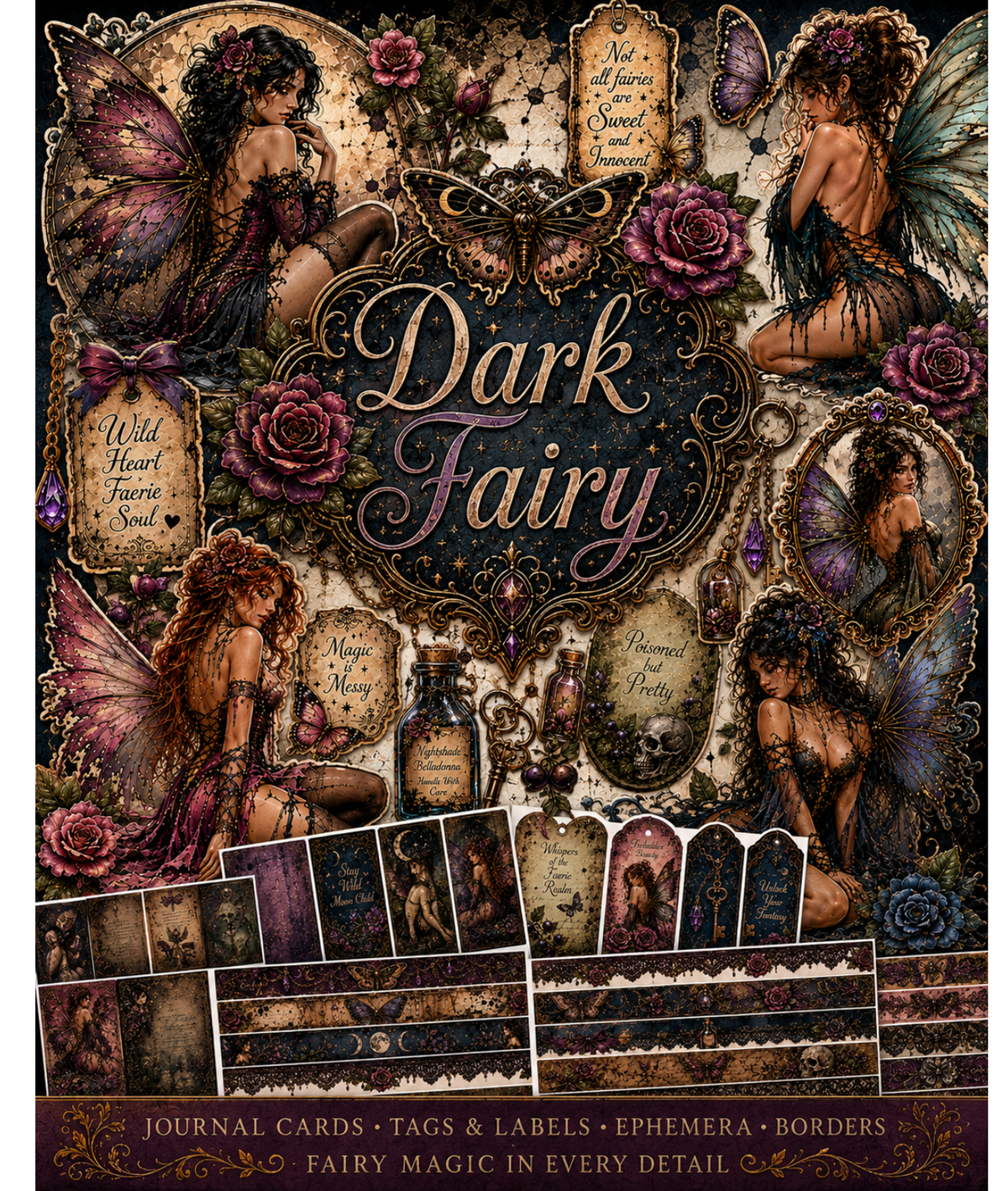 Fairies Themed Paper Collection
