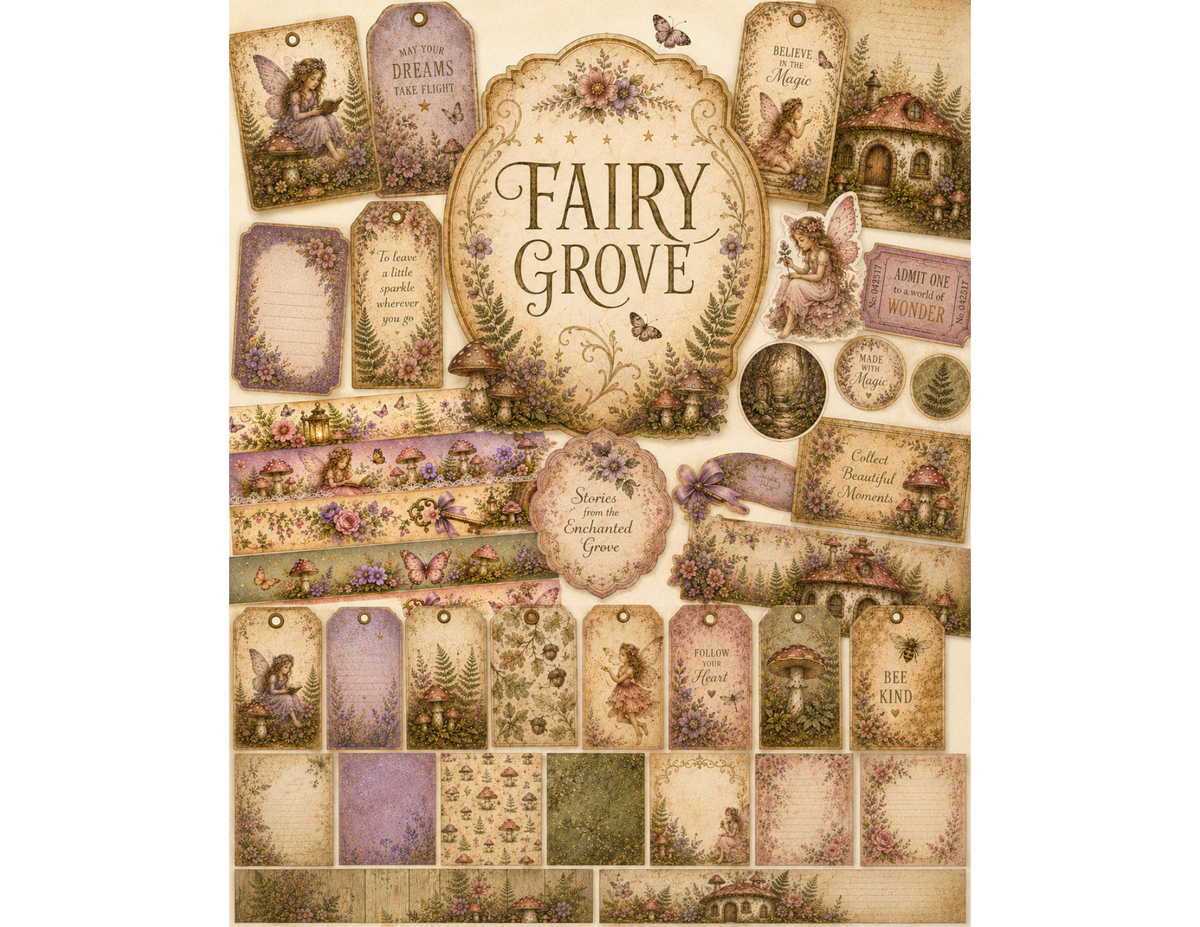 Fairies Themed Paper Collection
