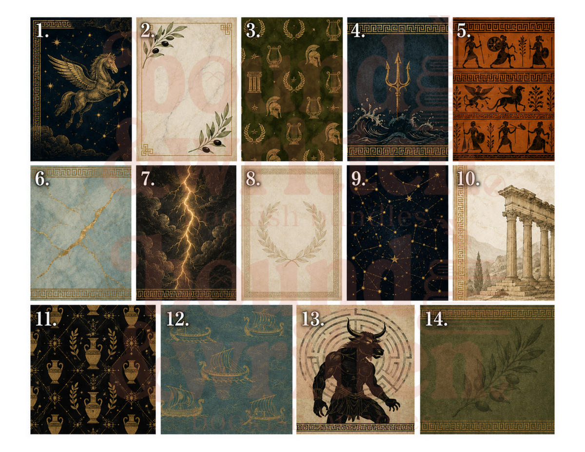 Echoes of Olympus Themed Paper Pack