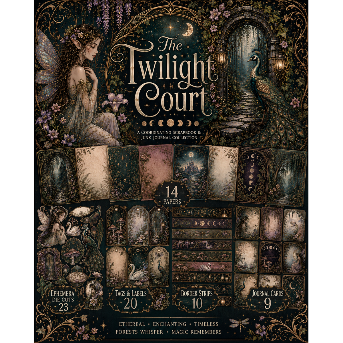 The Twilight Court Themed Paper Pack