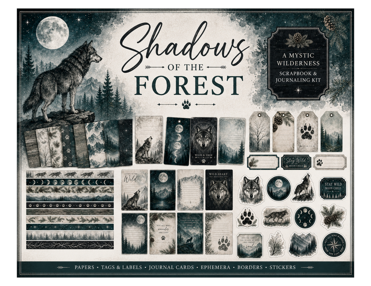 Shadows of the Forest Themed Paper Pack