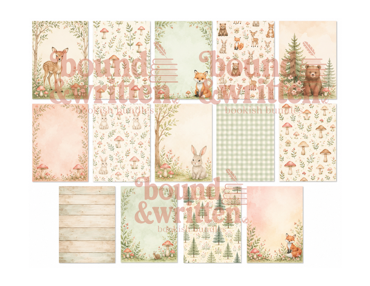 Woodland Wonders Themed Paper Pack